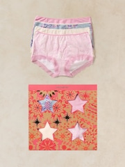 White Stuff Pink Hipster Knickers Set 4 Pack - Image 2 of 5