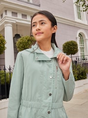Lipsy Green Shower Resistant Lightweight Rain Coat (3yrs-16yrs) - Image 3 of 4