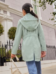 Lipsy Green Shower Resistant Lightweight Rain Coat (3yrs-16yrs) - Image 4 of 4