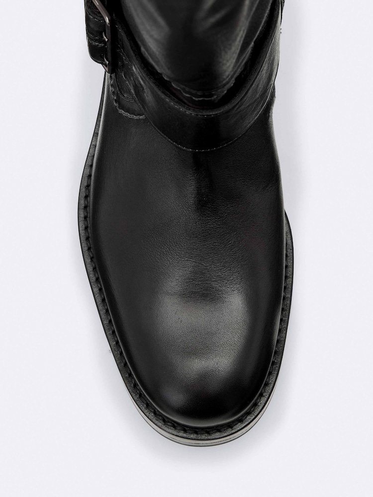 AllSaints Black Bailey Biker Boots - Image 4 of 4 AllSaints Black Bailey Biker Boots - Image 4 of 4