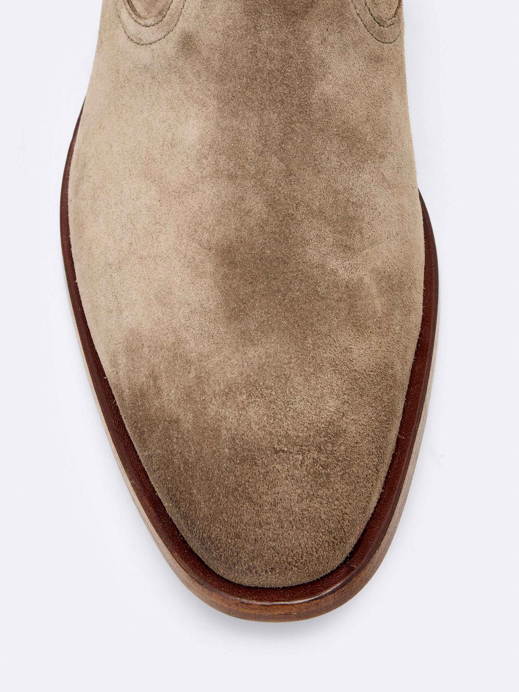 Buy AllSaints Brown Hiro Suede Zip Boots from Next USA