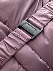 Lipsy Purple Short Padded Coat (5-16yrs) - Image 8 of 9