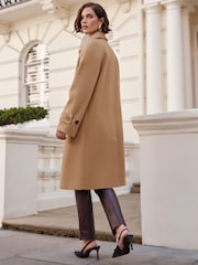 Love & Roses Camel Car Coat - Image 3 of 4