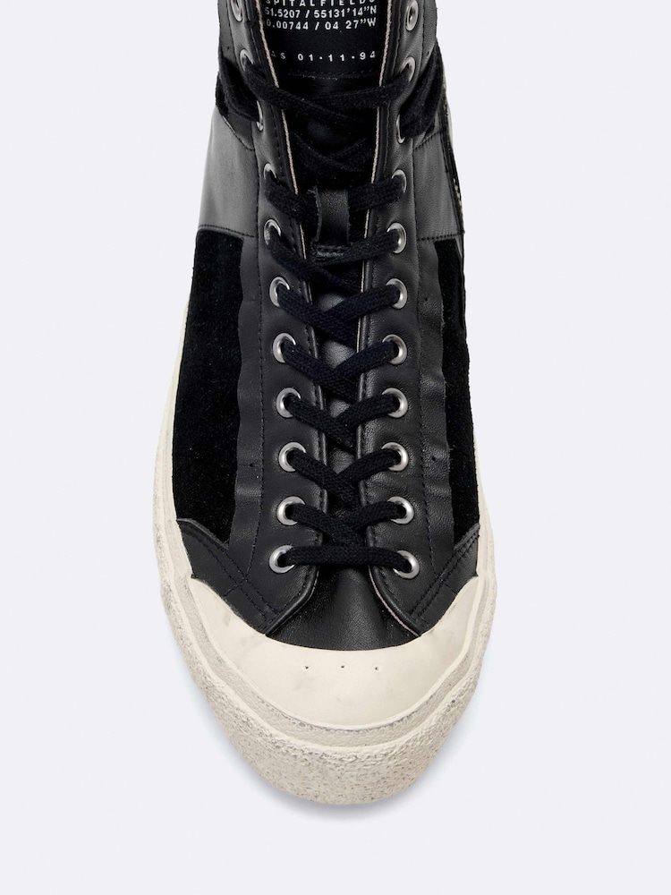 AllSaints White Numont High Top - Image 2 of 4