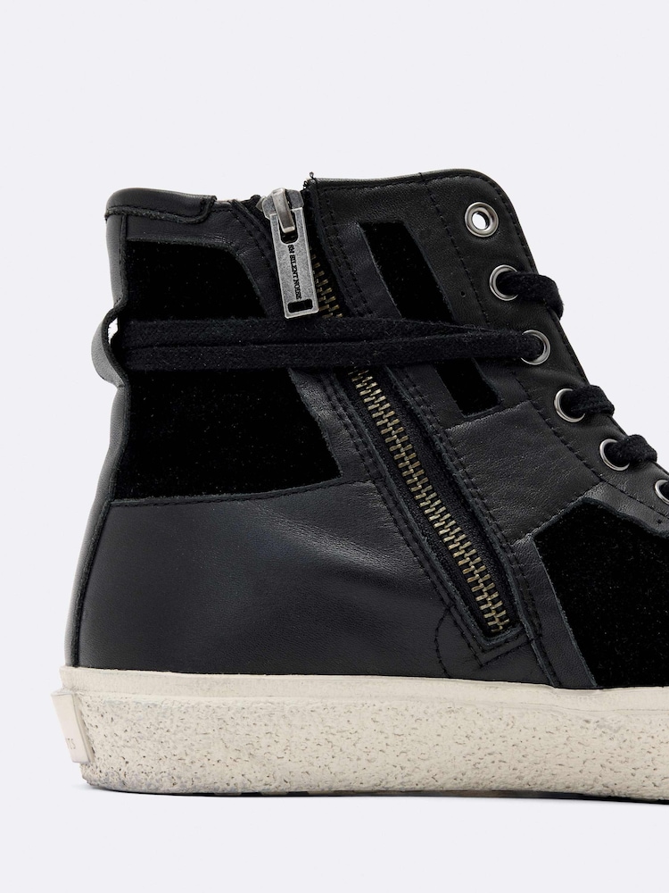 AllSaints White Numont High Top - Image 4 of 4