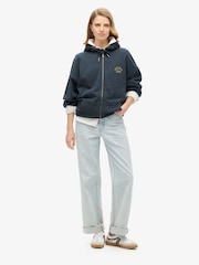 modra - prevelik kapucar Superdry Athletic Essential - Slika 3 iz 9