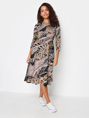 M&Co Brown Midaxi Dress - Image 1 of 4