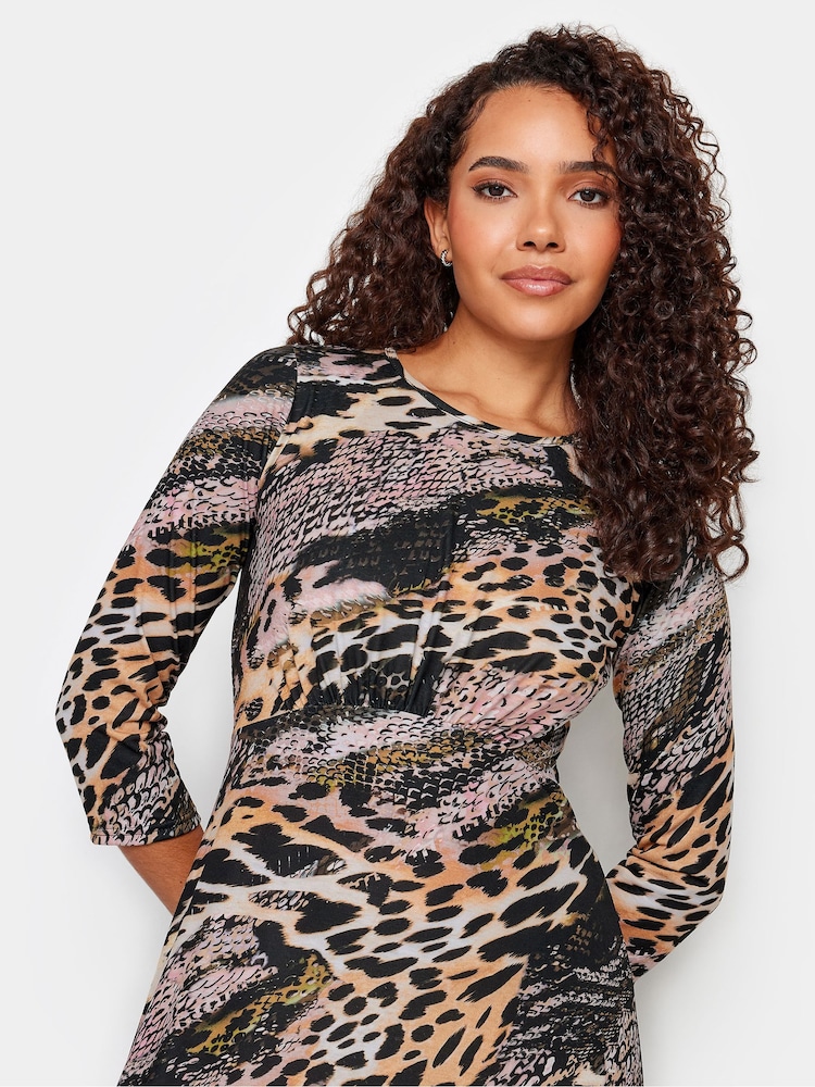 M&Co Brown Midaxi Dress - Image 4 of 4
