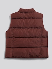 U.S. Polo Assn. Brown Lightweight Puffer Gilet - Image 2 of 3