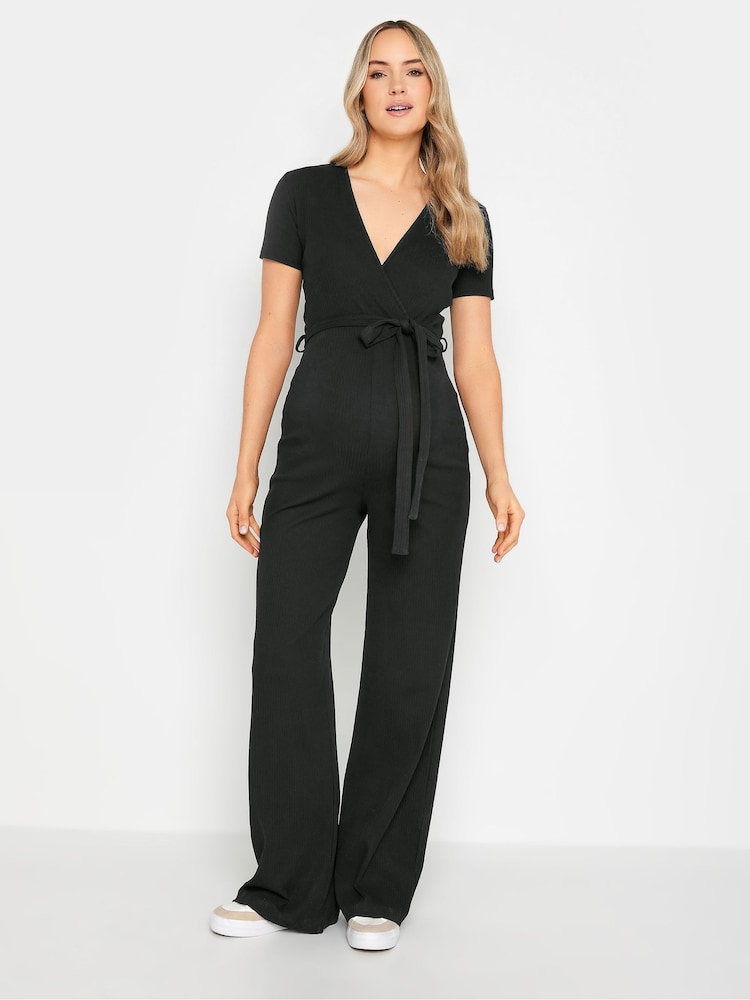 črna - Long Tall Sally rebrast kombinezon za nosečnice - Slika 1 iz 5 črna - Long Tall Sally rebrast kombinezon za nosečnice - Slika 1 iz 5