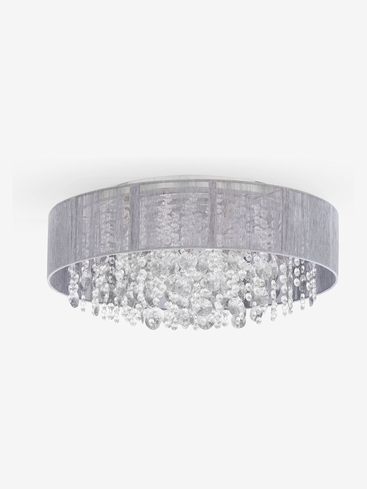 Grey Palazzo Large 5 Light Flush Ceiling Light - Image 4 of 4