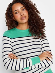 M&Co Green Striped Jumper - Image 5 of 6