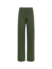 Long Tall Sally Green Wide Leg Yoga Joggers - Image 4 of 4