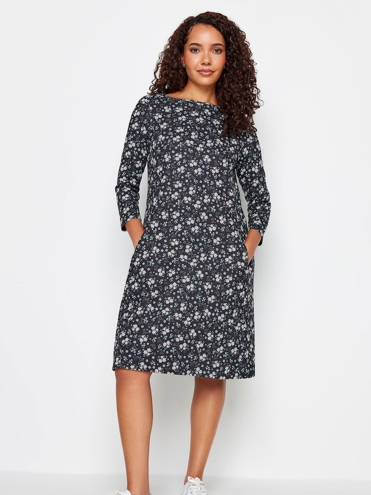 M&Co Black/White Pocket Swing Dress - Image 2 of 4