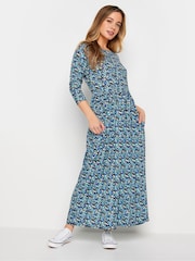 M&Co Blue Petite Pocket Maxi Dress - Image 2 of 5