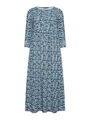 M&Co Blue Petite Pocket Maxi Dress - Image 5 of 5