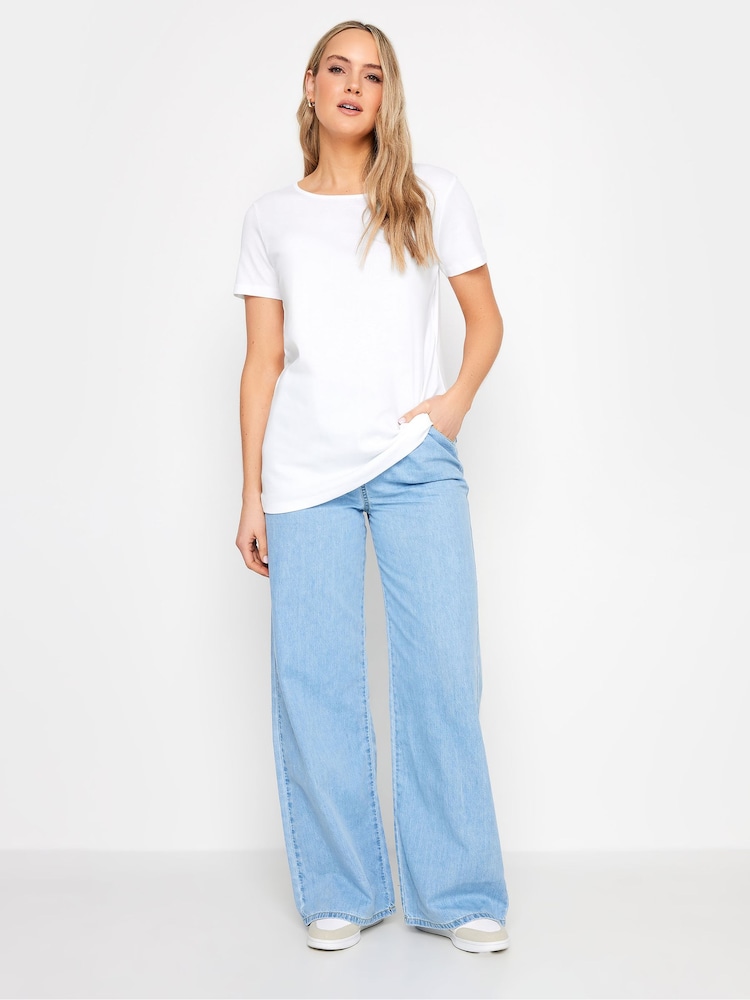 Schwarz/Weiß - Long Tall Sally Kurzarm-T-Shirts aus 100 % Baumwolle, 2er-Pack - Bild 5 von 5 Schwarz/Weiß - Long Tall Sally Kurzarm-T-Shirts aus 100 % Baumwolle, 2er-Pack - Bild 5 von 5