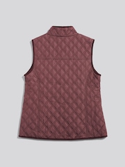 U.S. Polo Assn. Purple Corduroy-Trim Quilted Hacking Gilet - Image 2 of 3