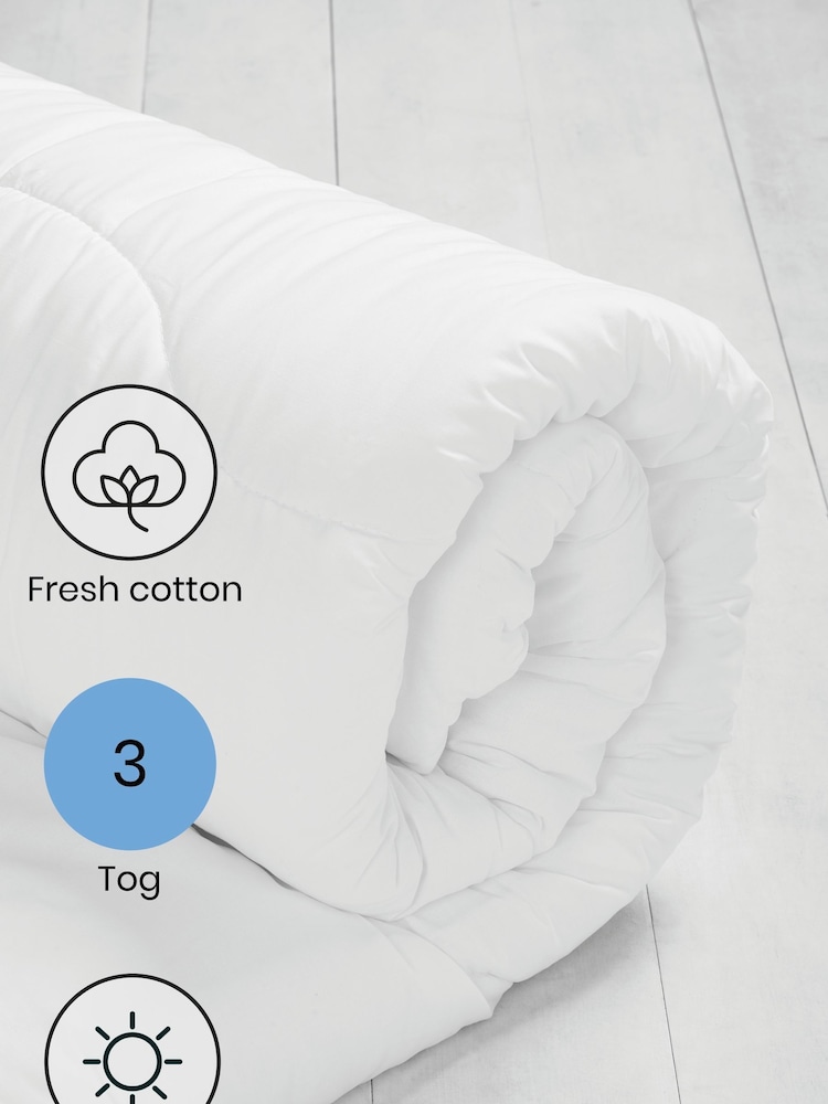 3 Tog Breathable Cotton Duvet - Image 2 of 2
