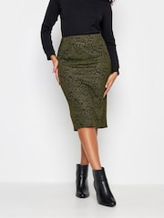 M&Co Green Ponte Knee Skirt - Image 1 of 3