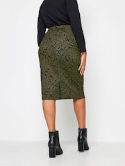 M&Co Green Ponte Knee Skirt - Image 2 of 3