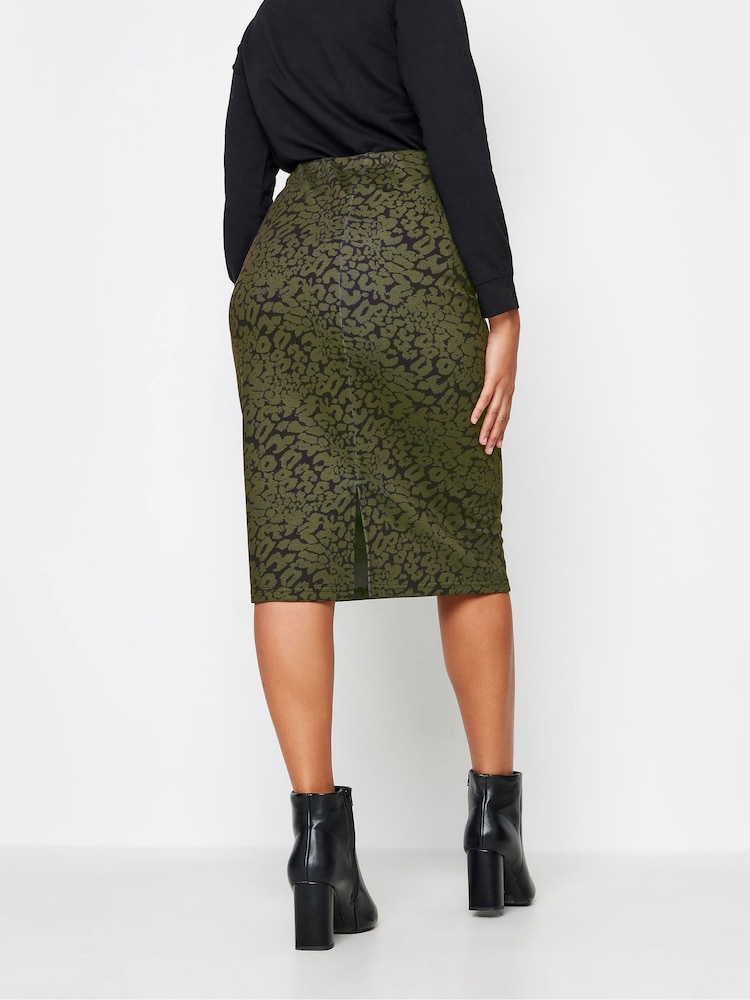 M&Co Green Ponte Knee Skirt - Image 2 of 3
