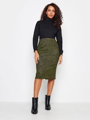 M&Co Green Ponte Knee Skirt - Image 3 of 3