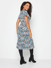 M&Co Multi Gathered Waist Midi Dress - Image 2 of 4
