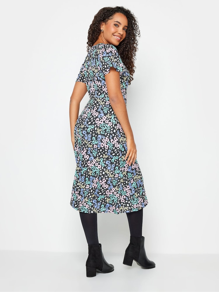 M&Co Multi Gathered Waist Midi Dress - Image 2 of 4