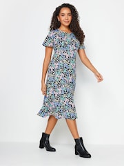 M&Co Multi Gathered Waist Midi Dress - Image 3 of 4