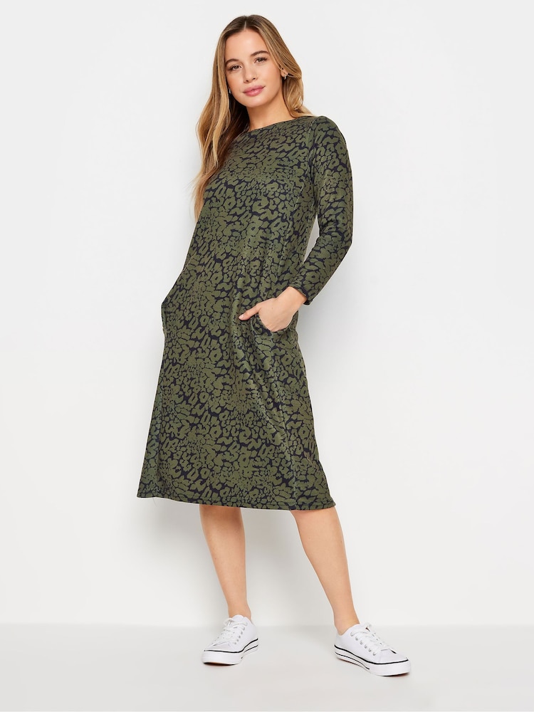 M&Co Green Petite Pocket Swing Dress - Image 1 of 5
