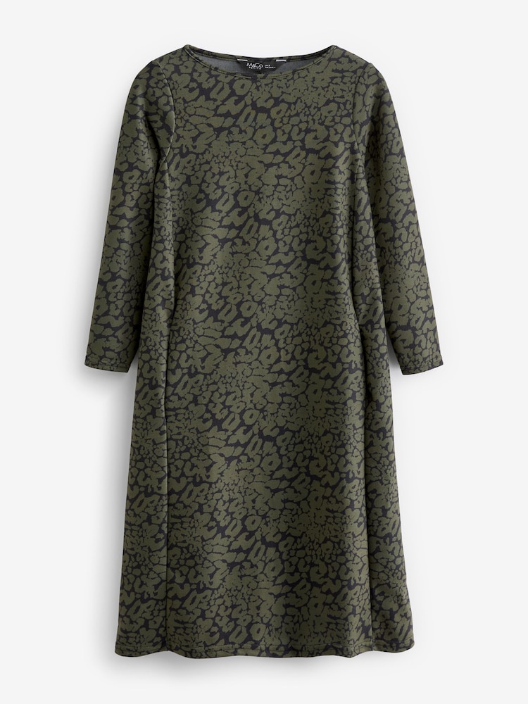 M&Co Green Petite Pocket Swing Dress - Image 5 of 5