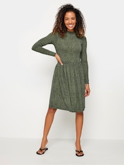 M&Co Green Short Smock Dress - Image 1 of 4