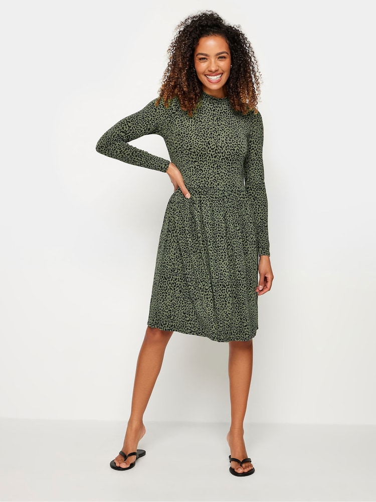 M&Co Green Short Smock Dress - Image 1 of 4
