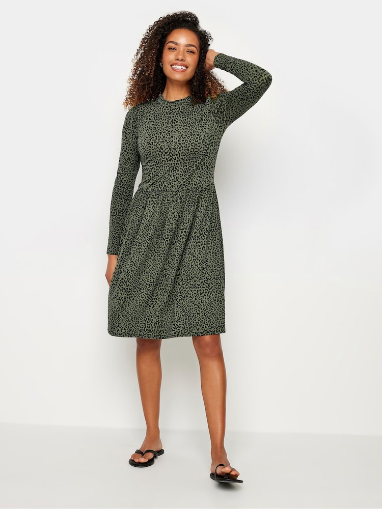 M&Co Green Short Smock Dress - Image 2 of 4