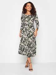M&Co Green Twist Front Midaxi Dress - Image 2 of 5