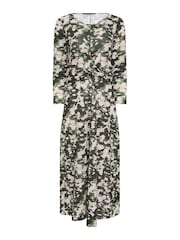 M&Co Green Twist Front Midaxi Dress - Image 5 of 5