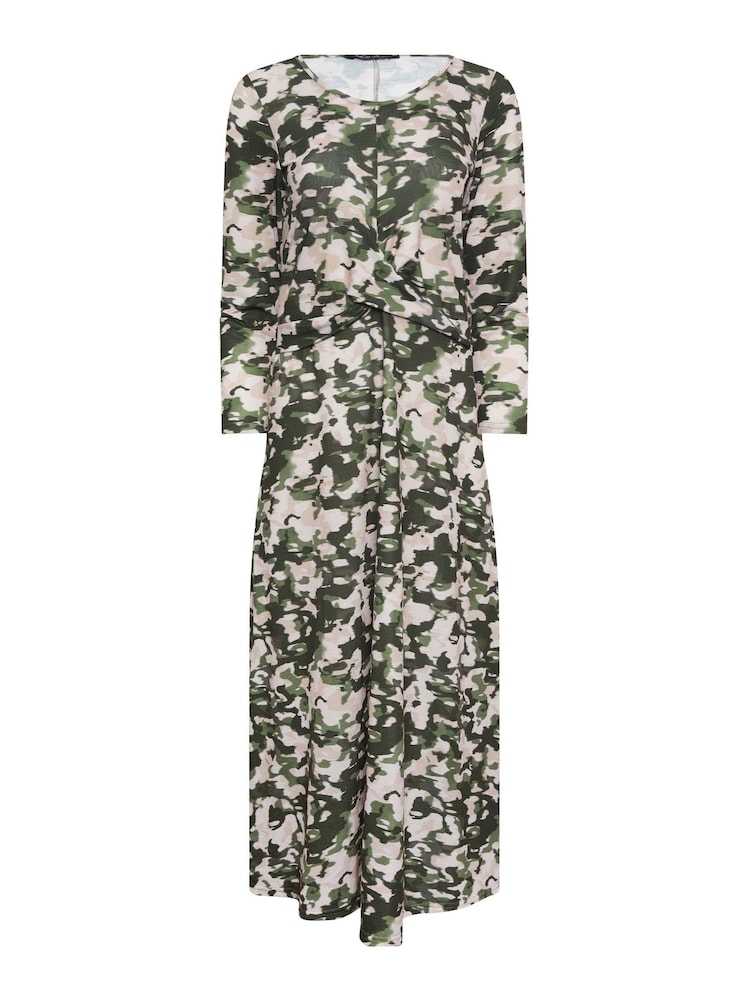 M&Co Green Twist Front Midaxi Dress - Image 5 of 5