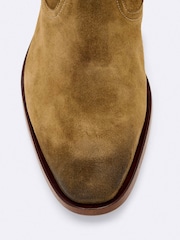 AllSaints Hiro Suede Zip Boots - 4суретінің 3 суреті