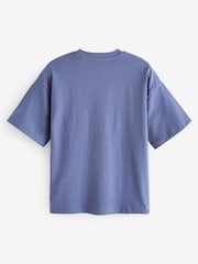 Blue Dino Art Short Sleeve Graphic T-Shirt (3-16yrs) - Image 2 of 3
