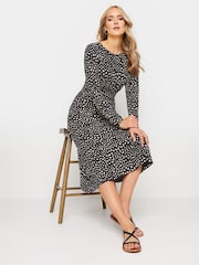 Gepunktet, Schwarz - Long Tall Sally Long Sleeve Tea Dress - Bild 11 von 12