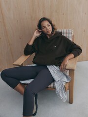 self. Chocolate Brown Hoodie - Image 2 of 4