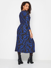 M&Co Black Twist Front Midaxi Dress - Image 3 of 5