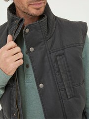 FatFace Grey Paignton Gilet - Image 4 of 7