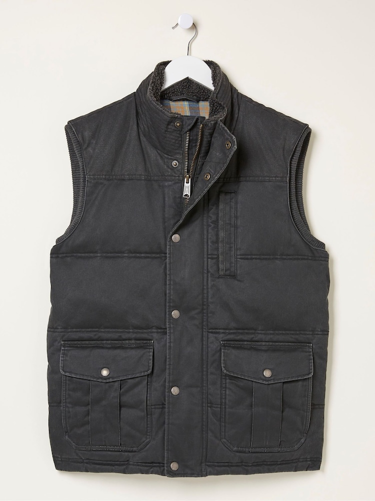 FatFace Grey Paignton Gilet - Image 7 of 7
