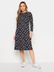 M&Co Black Petite Pocket Swing Dress - Image 1 of 5