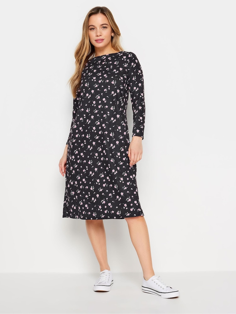 M&Co Black Petite Pocket Swing Dress - Image 1 of 5