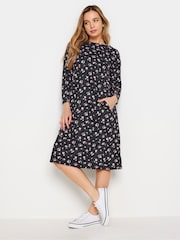 M&Co Black Petite Pocket Swing Dress - Image 2 of 5