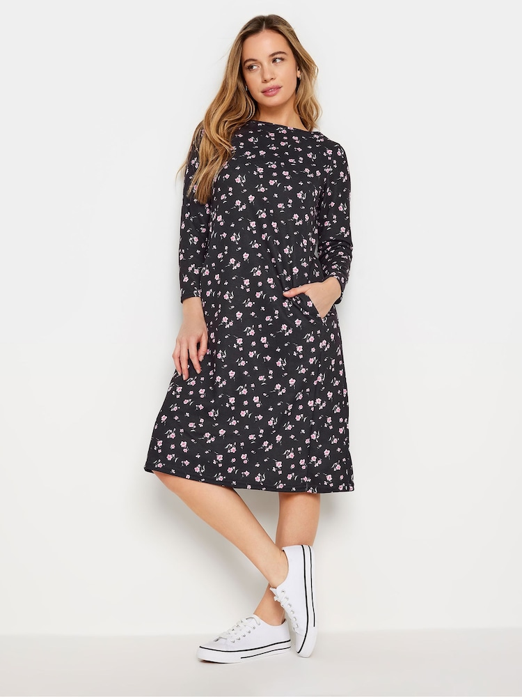 M&Co Black Petite Pocket Swing Dress - Image 2 of 5