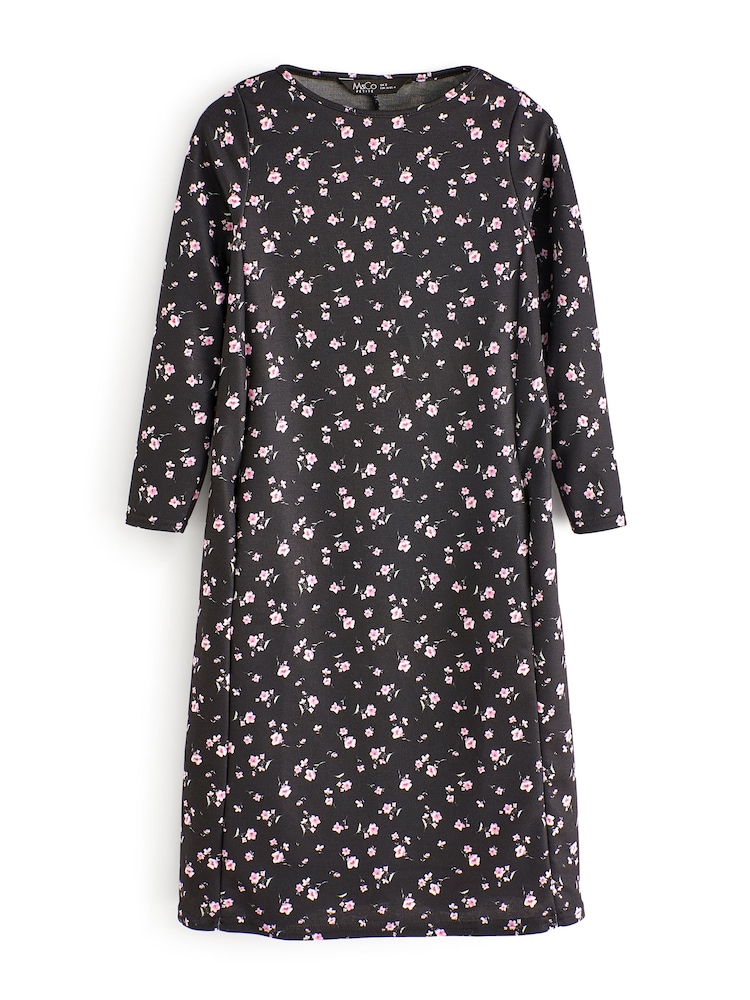 M&Co Black Petite Pocket Swing Dress - Image 5 of 5